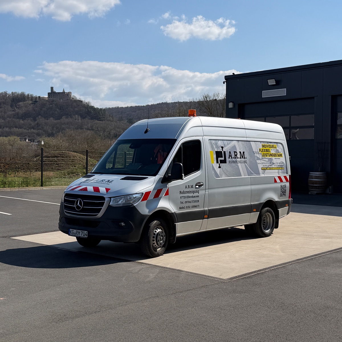Spülbus Claudia - Mercedes Sprinter mit Hochdrucktechnik